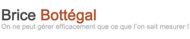 Brice Bottégal - On ne peut gérer efficacement que ce que l'on sait mesurer !